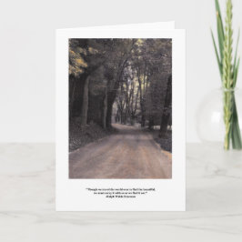 Carry Beauty Inside Emerson Quote Kort