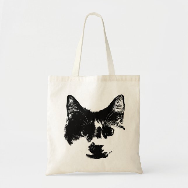 Carry Chaos – Inked Cat Tygkasse (Framsidan)