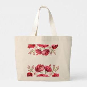 Carry Grace in Fullt Bloom Januth Flower Jumbo Tygkasse