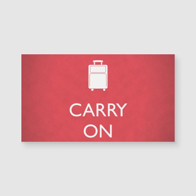 CARRY ON - Luggage - Funny Red (Framsida)