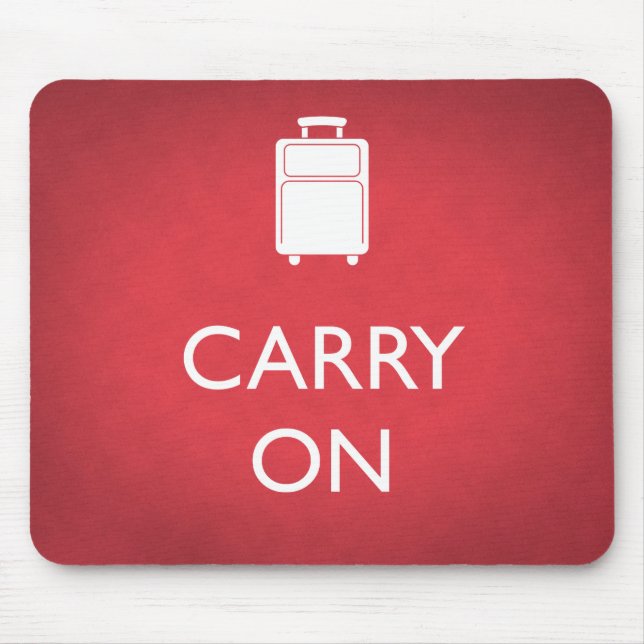 CARRY ON - Luggage - Funny Red Musmatta (Framsidan)