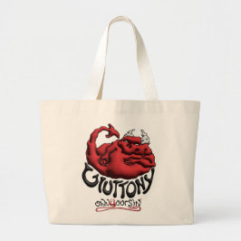 Carry Your Sin Gluttony  Jumbo Tygkasse