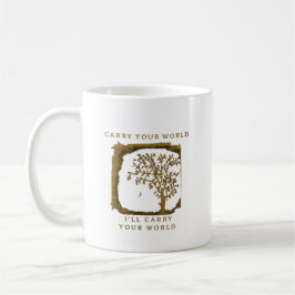 Carry Your World – Golden Design Kaffemugg
