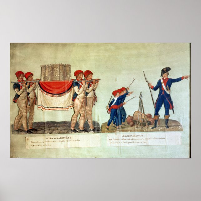 Carrying of the Model of the Bastille Poster (Framsidan)