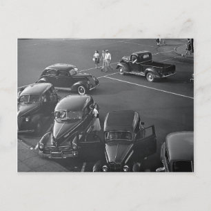 Cars Downtown, 1942 Vykort