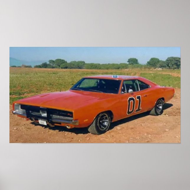 Cars Gen. Lee poster (Framsidan)