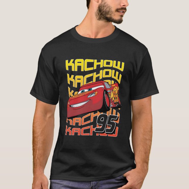 Cars Kachow 95 T Shirt (Framsida)