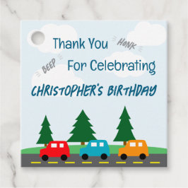 Cars Kids Boy Birthday Gåvor Etiketter