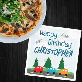 Cars Kids Boy Birthday Pappersservett