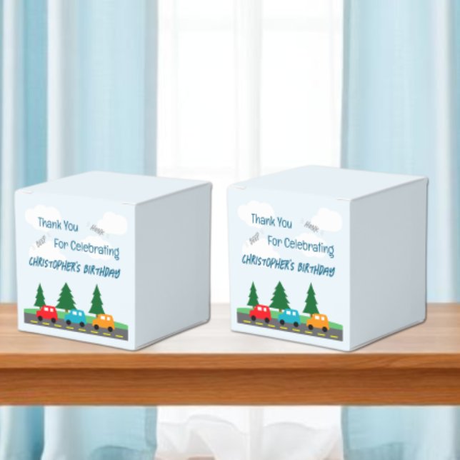 Cars Kids Boy Birthday Presentaskar (Skapare uppladdad)