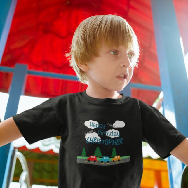 Cars Kids Boy Birthday T Shirt (Skapare uppladdad)