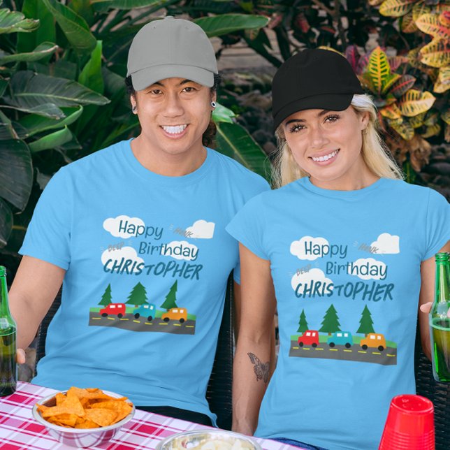 Cars Kids Boy Birthday T Shirt (Skapare uppladdad)