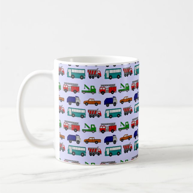 Cars, Lastbilar, Buss Kaffemugg (Vänster)