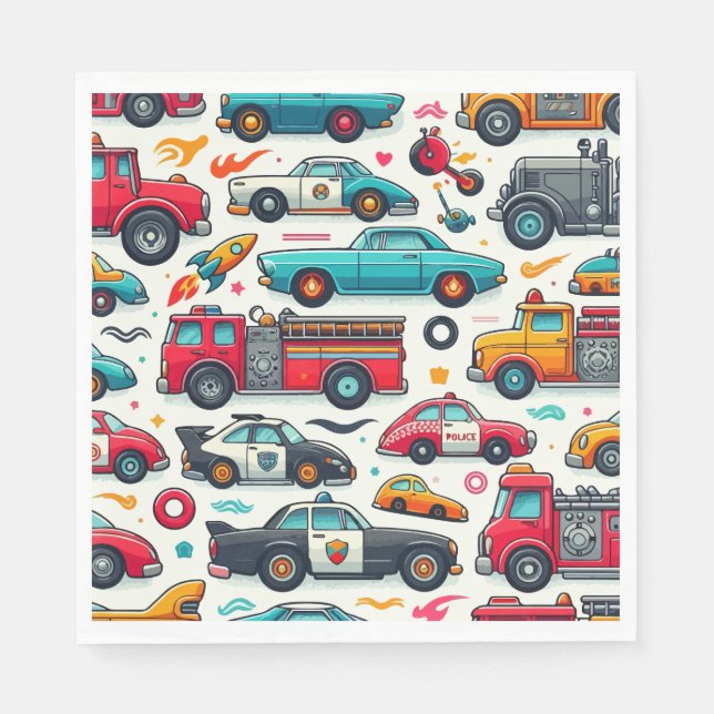 Cars leksak pappersservett (Framsidan)