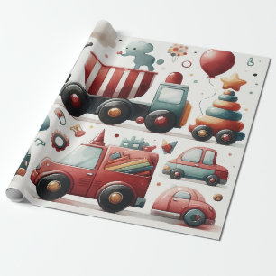 Cars leksak Wrapping Papper Presentpapper