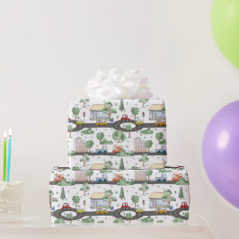 Cars Mönster Presentpapper