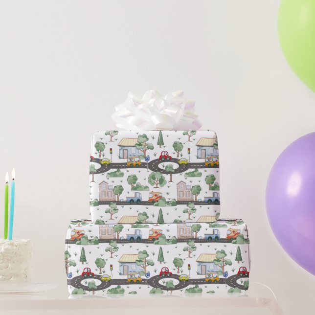 Cars Mönster Presentpapper (Festgåvor)