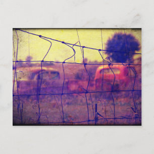 Cars och Lastbilar Rusting Away Vykort