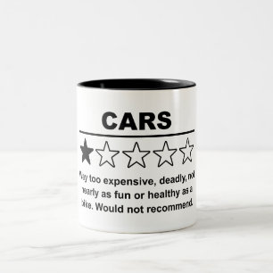 Cars One Star Rating Två-Tonad Mugg