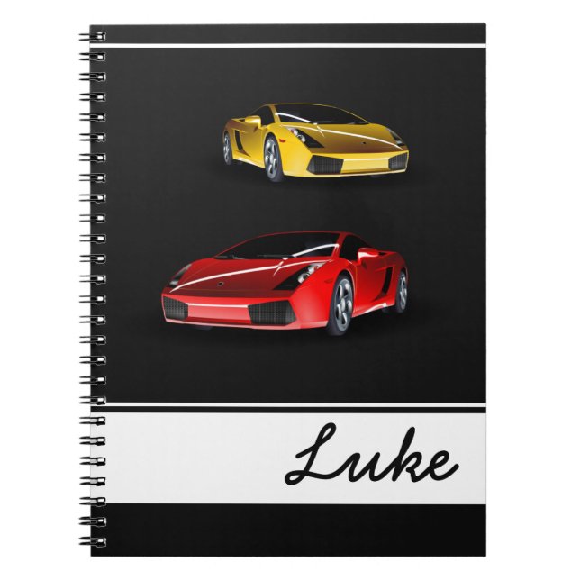 Cars Photo Notebook Anteckningsbok (Framsidan)