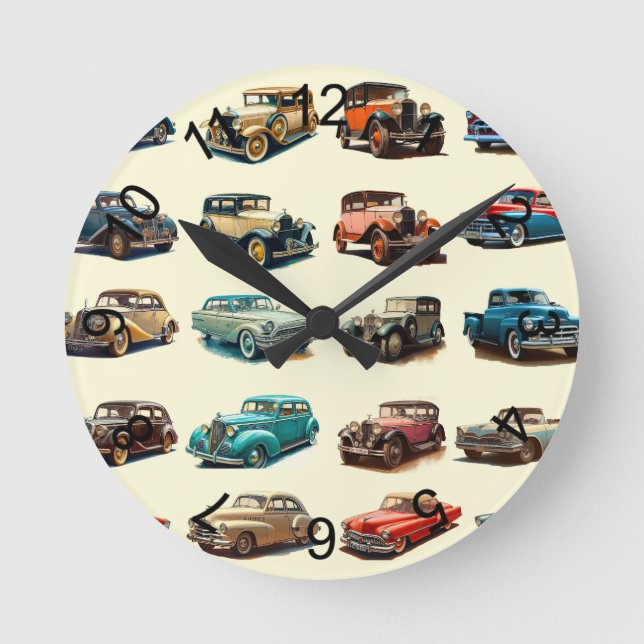 Cars Rund Klocka (Framsida)
