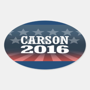 CARSON 2016 OVALT KLISTERMÄRKE