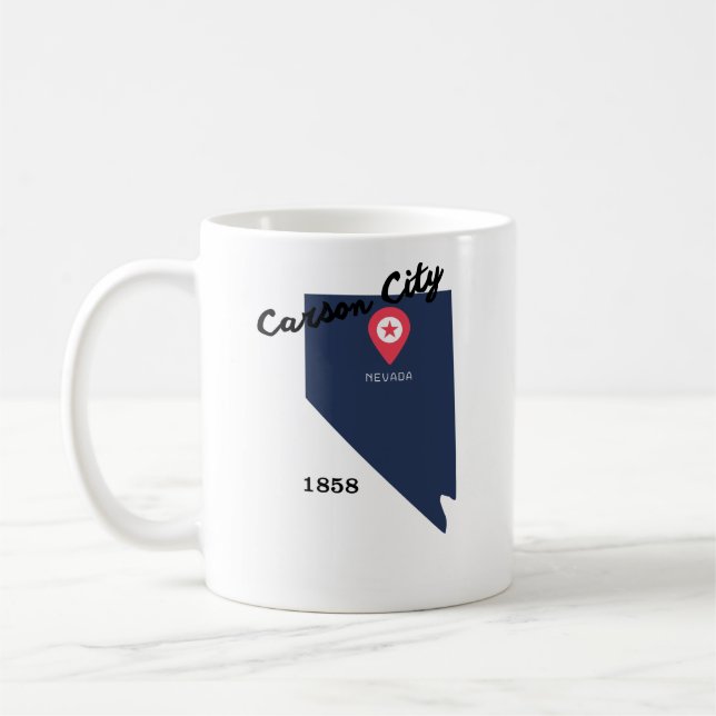Carson City coffee mug  Kaffemugg (Vänster)