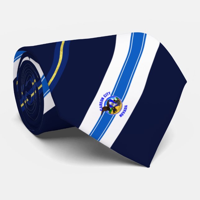 Carson City (Nevada) City flagga Neck Tie Slips (Rullad)