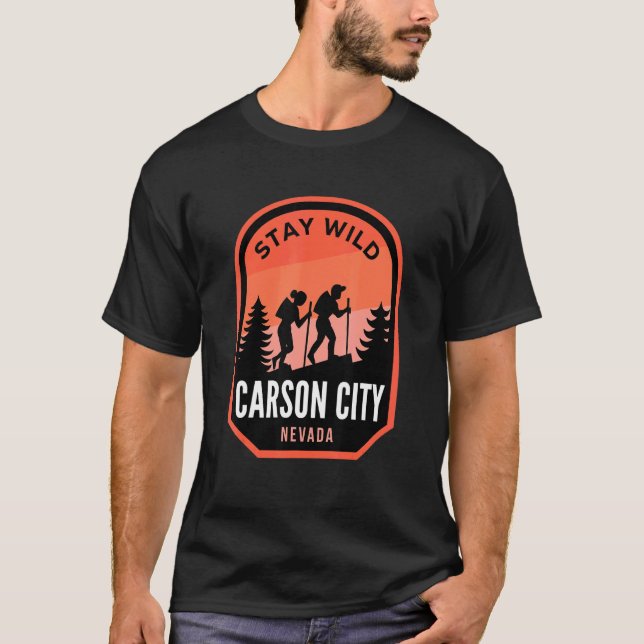 Carson City Nevada, som i naturen T Shirt (Framsida)