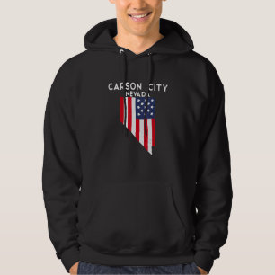 Carson City Nevada USA State America Travel Nevada Hoodie
