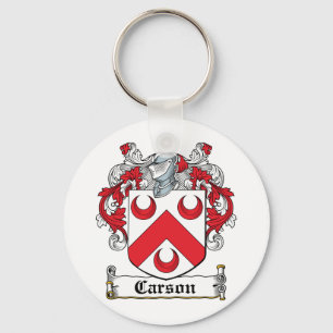 Carson familjvapensköld nyckelring