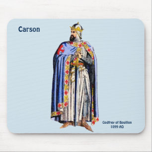 CARSON ~ Godfrey Bouillon Costume~ Personlig Musmatta