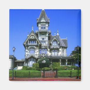 Carson Mansion i Eureka, Kalifornien Magnet