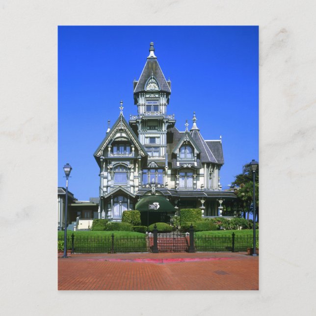 Carson Mansion i Eureka, Kalifornien Vykort (Framsida)