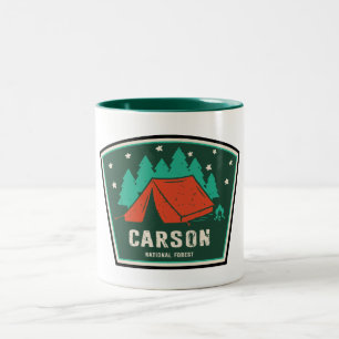 Carson National Forest Camping Två-Tonad Mugg