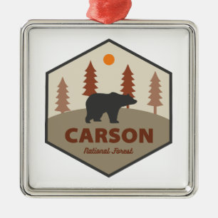 Carson National Forest New mexico Bear Julgransprydnad Metall