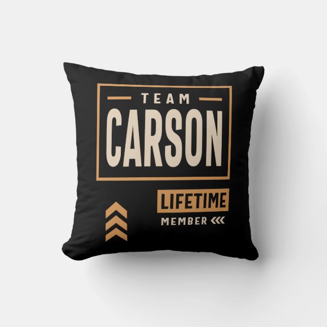 Carson Personlig Namn - Funny Carson Kudde (Framsida)