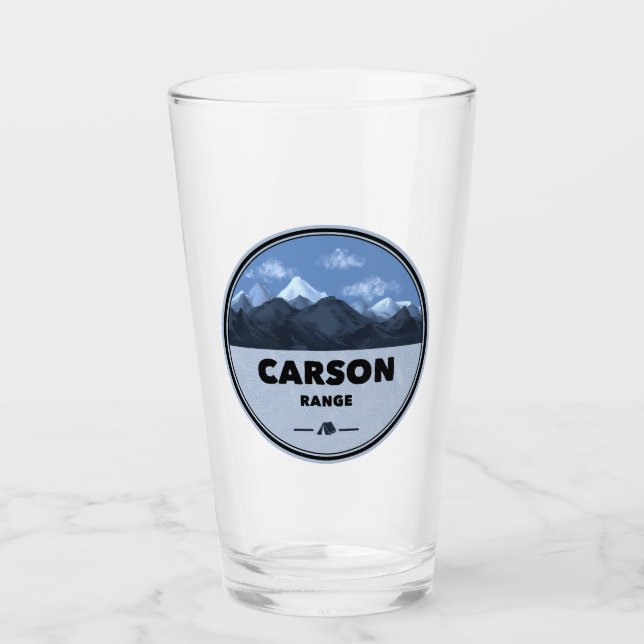 Carson Range California Nevada Camping Glaskopp (Framsida)