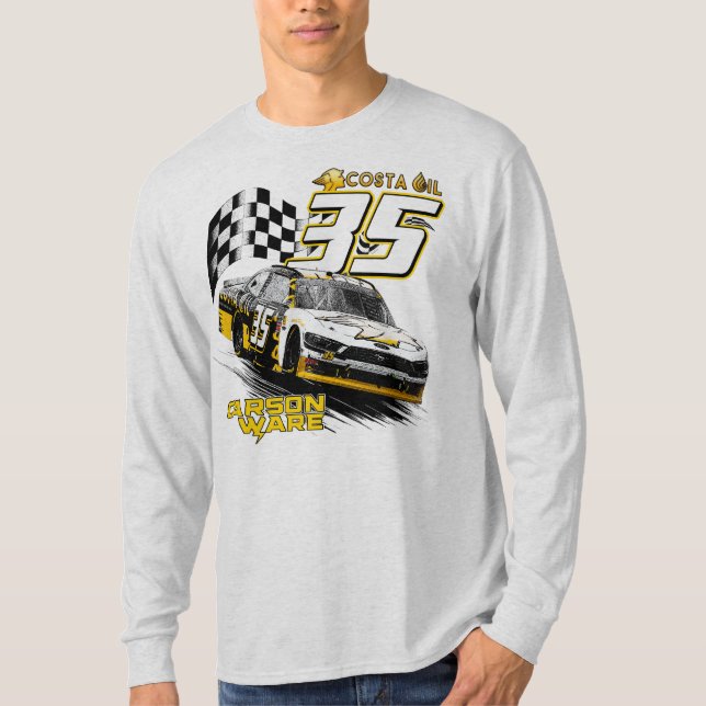 Carson Ware 35 Poconos Car T Shirt (Framsida)