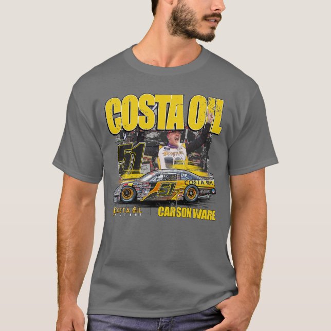 Carson Ware 51 Ace Speedway Win Tshirt T Shirt (Framsida)
