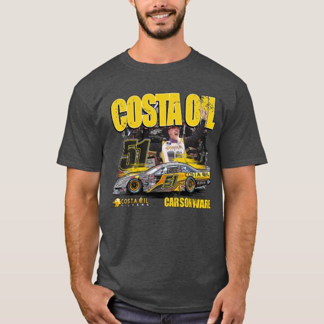 Carson Ware 51 Ace Speedway Win Tshirt T Shirt (Framsida)