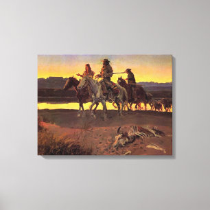 Carsons Manar av Charles M. Russell Canvastryck