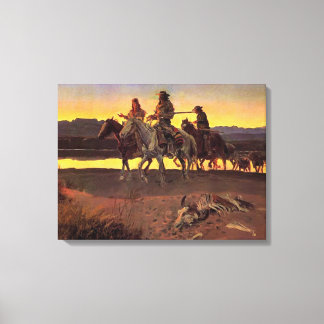 Carsons Manar av Charles M. Russell Canvastryck