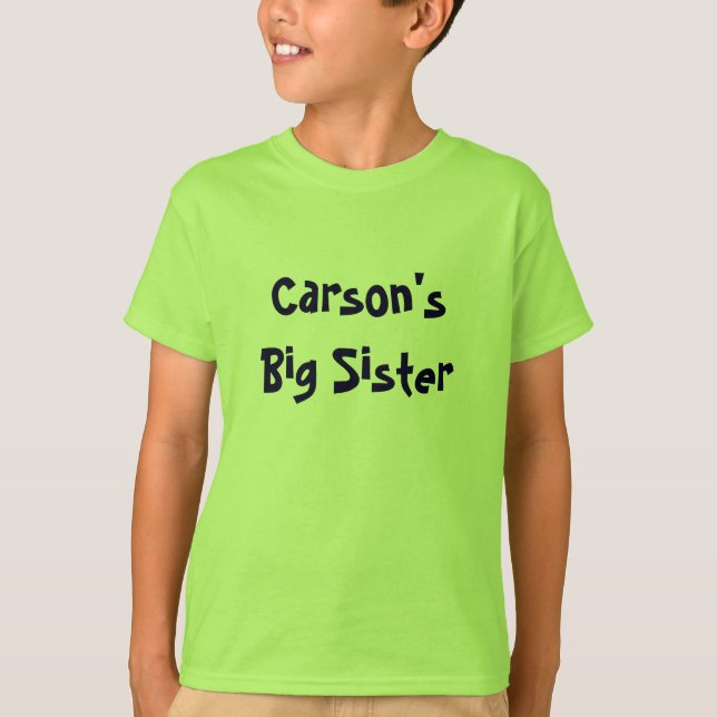 Carsons storasyster t-shirt (Framsida)