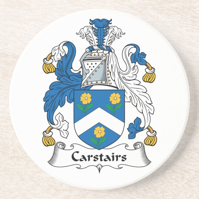 Carstairs familjvapensköld underlägg (Framsidan)