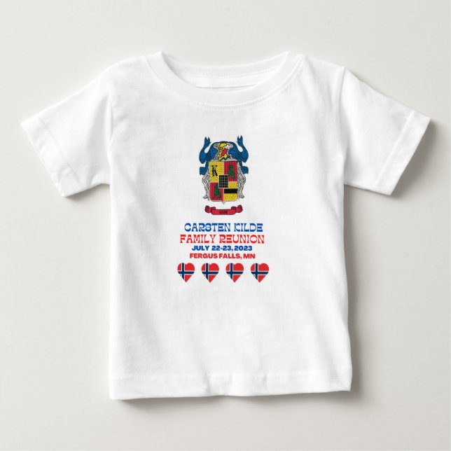 CARSTEN KILDE FAMILY REUNION BABY TSHIRT T SHIRT (Framsida)