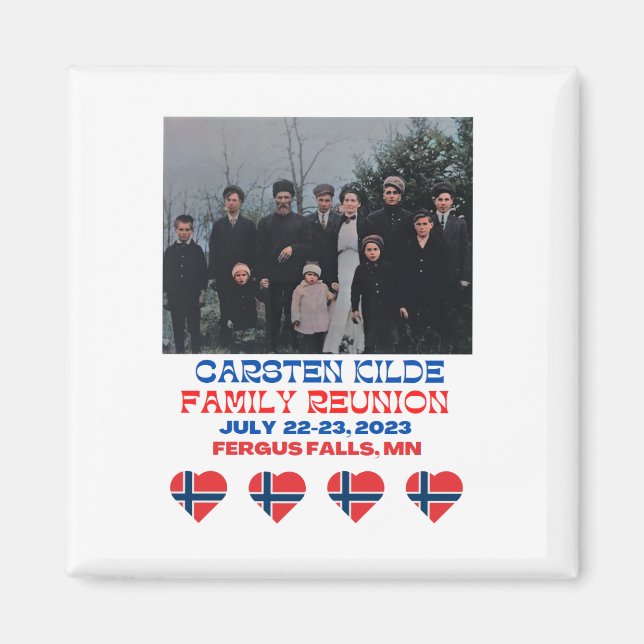 Carsten Kilde Family Reunion Magnet (Framsidan)