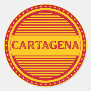 Cartagena City Pride Emblem – Spansk identitet Runt Klistermärke