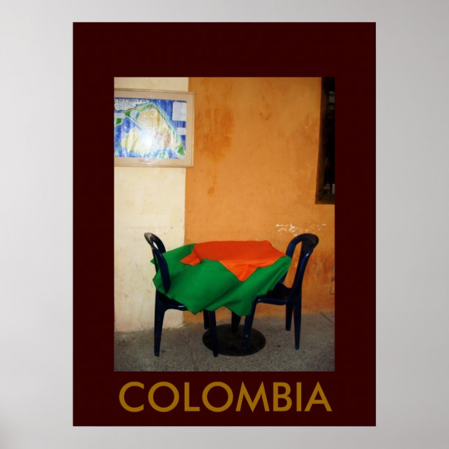 CARTAGENA, COLOMBIA POSTER (Framsidan)