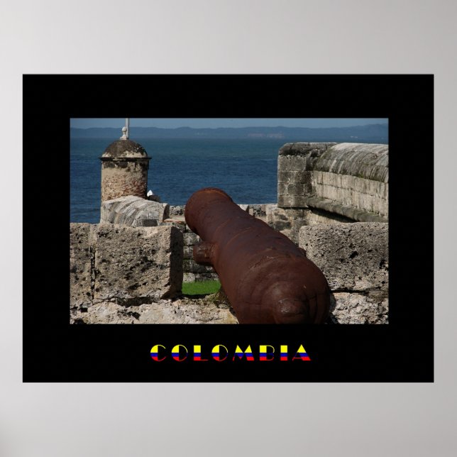 Cartagena Colombia Poster (Framsidan)